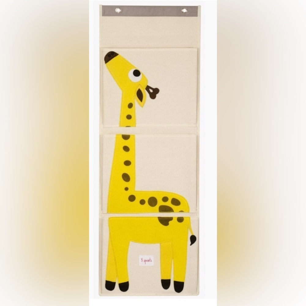 3 Sprouts Giraffe Wall Organizer Storage